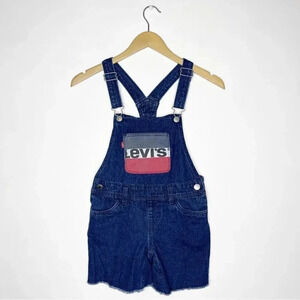 Levi's Shortalls Jean Denim Overalls Size 8